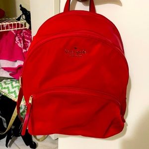 RUBY RED KATE SPADE ♠️ BACKPACK
